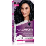 Schwarzkopf Perfect Mousse permanentná farba na vlasy odtieň 210 Icy Black 2x35 ml