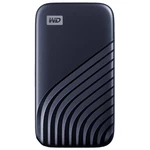 SSD externý Western Digital My Passport SSD 1TB (WDBAGF0010BBL-WESN) modrý externý disk • 1 TB • SSD • rýchlosť zápisu 1 000 MB/s, rýchlosť čítania 1 