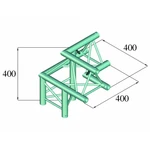 Alutruss DECOLOCK DQ3-PAL32 3-bodová rampa rohové viazanie na 3 smermi 90 °