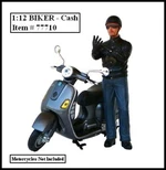 Biker Cash Figure For 112 Models by American Diorama