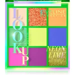 Eveline Cosmetics Look Up Neon Lime paletka očních stínů 10,8 g