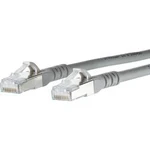 Síťový kabel RJ45 Metz Connect 1308450533-E, CAT 6A, S/FTP, 0.50 m, šedá