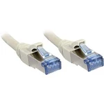 Síťový kabel RJ45 LINDY 47138, CAT 6A, S/FTP, 10.00 m, šedá