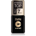 Delia Cosmetics Hybrid Gel gelový vrchní lak na nehty 11 ml