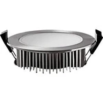 LED vestavné svítidlo Heitronic 23156, 13 W, N/A, niklová (matná)