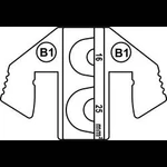 Lisovací TOOLCRAFT PLE-0B1 2161946, neizolované kabelové koncovky 16 do 25 mm² Vhodné pro značku TOOLCRAFT PZ-500