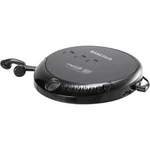 Přenosný CD přehrávač Discman Basetech MPCD-122C, CD, CD-R, CD-RW, MP3, černá