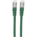 Síťový kabel RJ45 Intellinet 740968, CAT 6A, S/FTP, 5.00 m, zelená