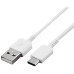 Kabel pro mobilní telefon Samsung EP-DG970BWE, [1x USB zástrčka (M) - 1x USB 3.1 zástrčka C ], 1.20 m, bílá