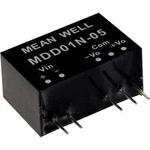 DC/DC měnič napětí, modul Mean Well MDD01N-05, 100 mA, 1 W, Počet výstupů 2 x