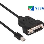 Mini-DisplayPort kabel club3D [1x mini DisplayPort zástrčka - 1x DVI zástrčka 24+1pólová] černá 10.00 cm