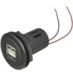 Vestavná USB zásuvka ProCar, 67312501, 2x USB, 12 V ⇔ 5 V/24 V ⇔ 5 V, 5000 mA