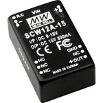 DC/DC měnič MeanWell SCW12C-05, +5 V/DC 2400 mA, 12 W