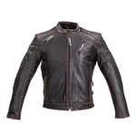 Kožená moto bunda W-TEC Embracer  Vintage Dark Brown  3XL