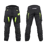 Moto kalhoty W-TEC Aircross  černá-fluo žlutá  5XL