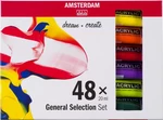 Amsterdam General Selection Set di colori acrilici 48 x 20 ml