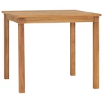 Garden Dining Table 33.5"x33.5"x29.5" Solid Teak Wood