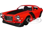 1971 Chevrolet Camaro Z/28 Red with Matt Black Stripes "Bigtime Muscle" Series 1/24 Diecast Model Car by Jada