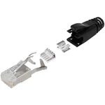 BEL Stewart Connectors SS-39200-030 Konektor RJ45 CAT 6 SS-39200-030 zástrčka, rovná  Počet pólov: 8P8C  čierna 1 ks