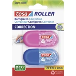 tesa  59817-00000-00 Correction tape roller ecoLogo® modrá, ružová (d x š) 6 m x 5 mm 2 ks