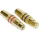 Paccs  audio adaptér [1x cinch zásuvka - 1x cinch zásuvka]  zlatá