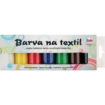 Anděl Barvy na textil v sadě světlé Klasik 7 x 15 g se šablonami