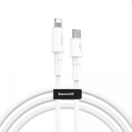 Baseus Mini Cable USB-C/Lightning PD 18W, biely