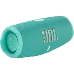 Prenosný reproduktor JBL Charge 5 tyrkysový prenosný reproduktor • výkon 40 W • hudba cez Bluetooth 5.1 • technológia JBL Original Pro Sound • PartyBo