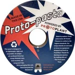 Vlákno pro 3D tiskárny Proto-Pasta CFP1280, PLA plast, 2.85 mm, 50 g, karbonová