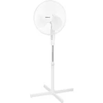 Stojanový ventilátor Basetech 45 W, Vnější Ø 400 mm, 1250 mm, bílá