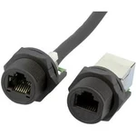 Pouzdro spojky RJ45 W & P Products W654-1-7-2 černá, 1 ks