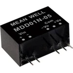 DC/DC měnič napětí, modul Mean Well MDD01N-09, 56 mA, 1 W, Počet výstupů 2 x