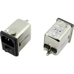 Odrušovací filtr Yunpen YR06A3 1326741, se spínačem, s IEC zásuvkou, 250 V/AC, 6 A, 0.7 mH, (d x š x v) 41.1 x 31.6 x 56 mm, 1 ks