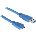 USB 3.0 kabel Delock 83502, 5.00 m, modrá