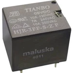 Miniaturní relé Tianbo Electronics HJR-3FF-12VDC-S-ZF, 15 A , 30 V/DC/ 250 V/AC , 2770 VA/ 240 W