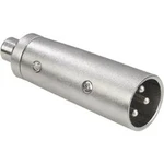 Adaptér Paccs HFA0135 [1x XLR zástrčka - 1x cinch zásuvka], stříbrná