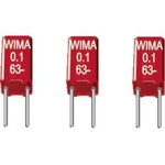 Foliový kondenzátor MKS Wima, 1 µF, 50 V, 20 %, 4,6 x 5,5 x 10 mm