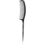 Janeke Carbon Fibre Fashion Comb with a long tail and wavy frame hřeben na vlasy 21,5 x 3 cm