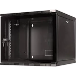 LogiLink 19" WALLMOUNT SOHO BOX  9U 540*400, BLACK, FLATPACK 19" nástenná rozvodná skriňa (š x v x h) 540 x 456 x 400 mm