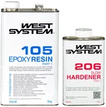 West System B-Pack Slow 105+206 Transparent 6 kg Polyester, Epoxid