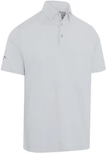 Callaway Classic Jacquard Mens Polo Gray Dawn L Polo-Shirt