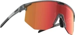 Bliz Hero 52310-84 Transparent Dark Grey/Brown w Red Multi Occhiali da ciclismo