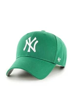Šiltovka 47 brand MLB New York Yankees zelená farba, s nášivkou, B-RAC17CTP-KY