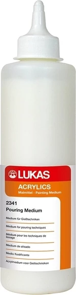 Lukas Acrylic Medium Plastic Bottle Pouring Medium 500 ml