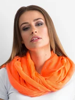 Oranžový šátek s kamínky