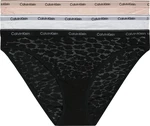 Calvin Klein 3 PACK - dámské kalhotky Bikini PLUS SIZE QD5069E-N8I-plus-size 3XL