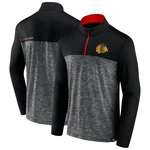 Fanatics Mens Iconic Defender 1/4 Zip Chicago Blackhawks Sweatshirt