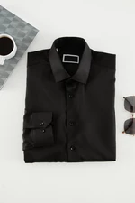 Trendyol Black Slim Fit Smart Shirt