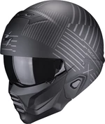 Scorpion EXO-COMBAT II MILES Matt Black/Silver S Casco