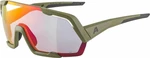 Alpina Rocket QV Olive Matt/Rainbow Okulary rowerowe